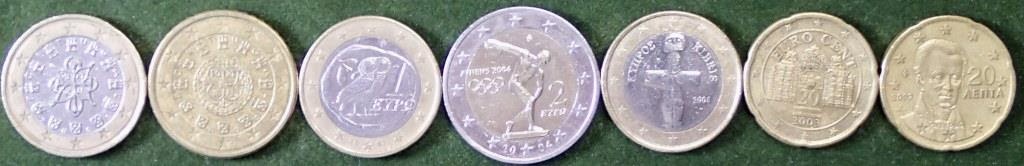 昆虫親父日記: タイのコインとユーロコイン